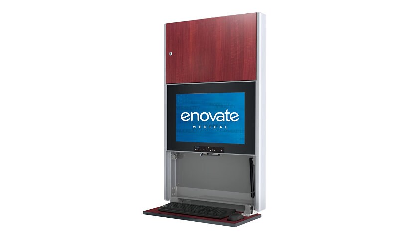 Enovate Medical e550 Wallstation with Adjustable Height, eSensor & Lock - c
