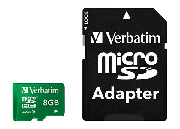 Verbatim Tablet - flash memory card - 8 GB - microSDHC UHS-I