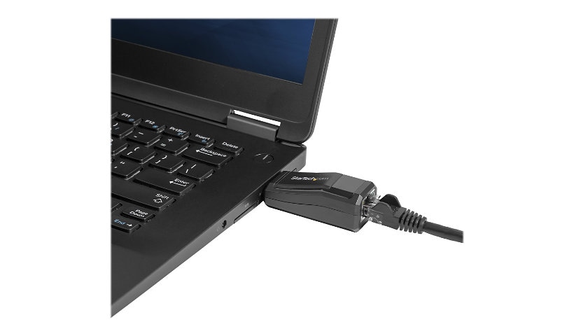 StarTech.com USB 3.0 to Gigabit Ethernet NIC Network Adapter - 10/100/100 Mbps Network Adapter - USB to Ethernet LAN