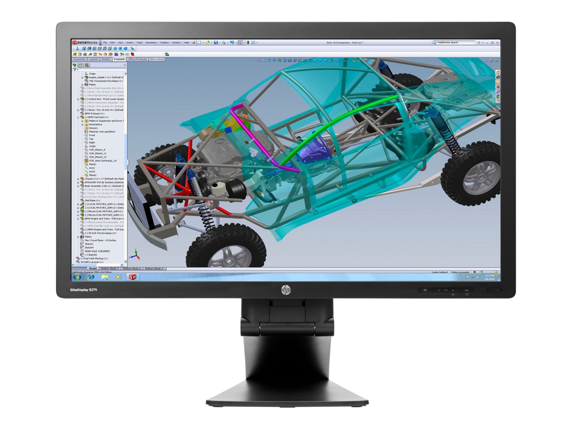 HP SB EliteDisplay E271i 27" LED-backlit LCD - Black