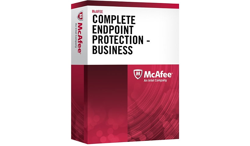 McAfee Complete EndPoint Protection Business - license + 1 Year Gold Business Support - 1 node