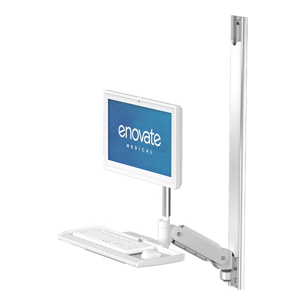 Enovate Medical e997 Wall Arm with 48" Track