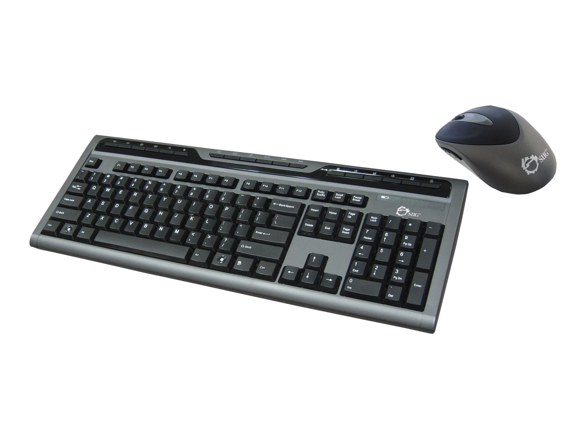 SIIG Wireless Multimedia - keyboard and mouse set