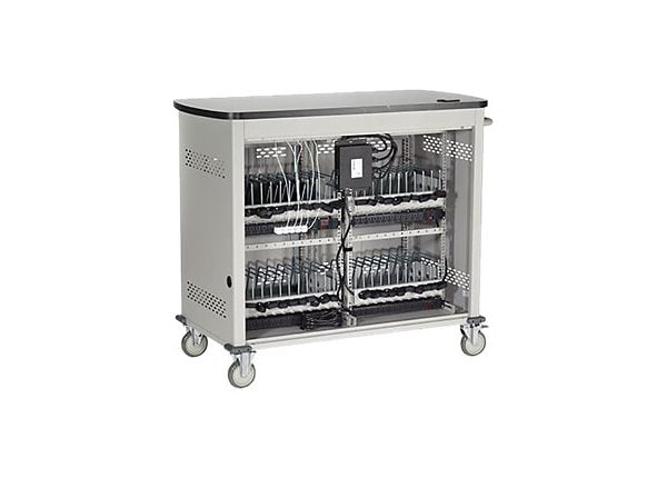 Black Box Double Frame with Large Slots and Hinged Door - cart