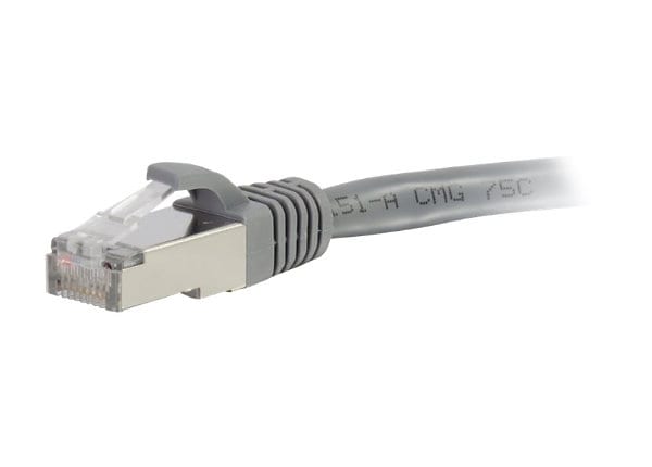 C2G 100ft Cat5e Snagless Shielded (STP) Ethernet Network Patch Cable - Gray - patch cable - 30.5 m - gray