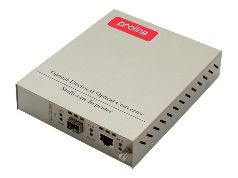 Proline - fiber media converter - 10 GigE