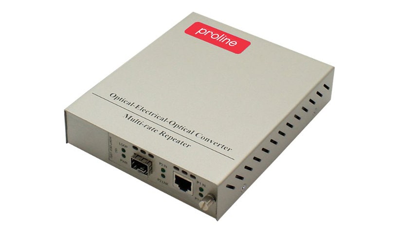 Proline - fiber media converter - 10 GigE