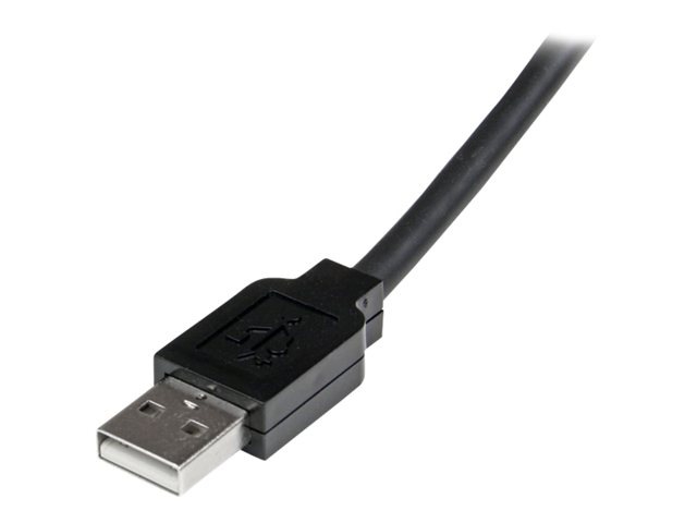 Thumbnail 2 of 5 for StarTech.com 15m USB 2.0 Active Extension Cable - M/F - 15 meter USB 2.0 Repeater Cable Cord - USB A Male to USB A TAA