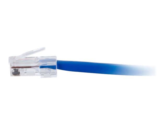 C2G 5ft Cat6 Non-Booted Unshielded (UTP) Ethernet Cable - Cat6 Network Patch Cable - PoE - Blue
