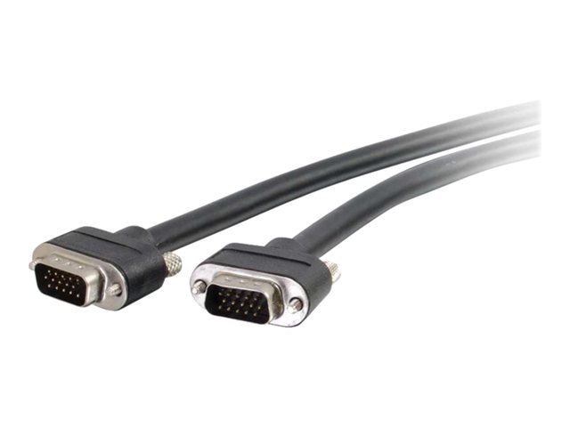 C2G Select Series 50ft VGA Video Cable with Low Profile Connectors - In-Wall CMG-Rated - M/M