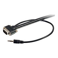 C2G Select 35ft VGA + 3.5mm Stereo Audio A/V Cable M/M - In-Wall CMG-Rated