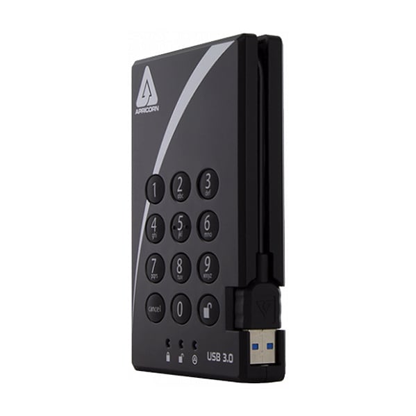 Apricorn Aegis Padlock 3.0 A25-3PL256-S256 - SSD - 256 GB - USB 3.0