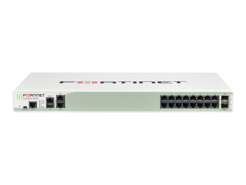 Fortinet FortiGate 200D - security appliance - with 1 year FortiCare 24X7 C