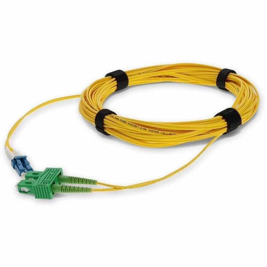 Proline 10m ASC to LC Yellow OS2 Duplex OFNR (Riser-Rated) SMF Fiber Patch