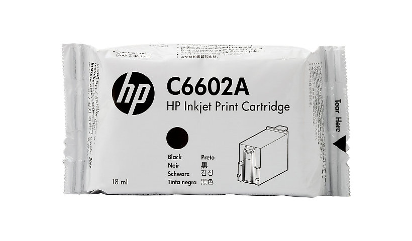 HP (C6602A) Original High Yield Inkjet Ink Cartridge - Black - 1 Each