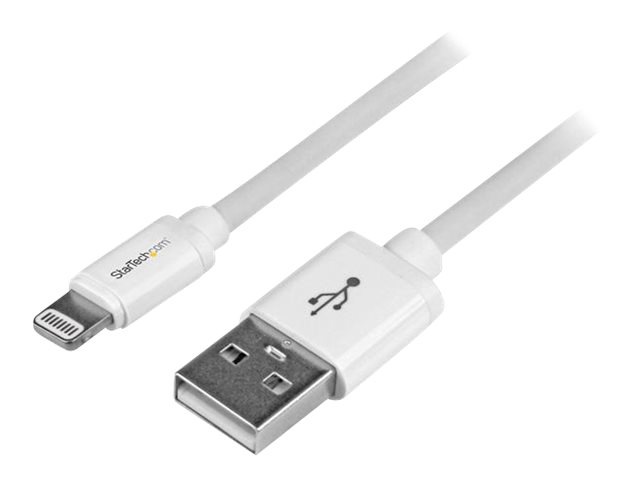 Thumbnail 4 of 8 for StarTech.com 2m (6ft) Long White Apple® 8-pin Lightning Connector to USB Cable for iPhone / iPod / iPad