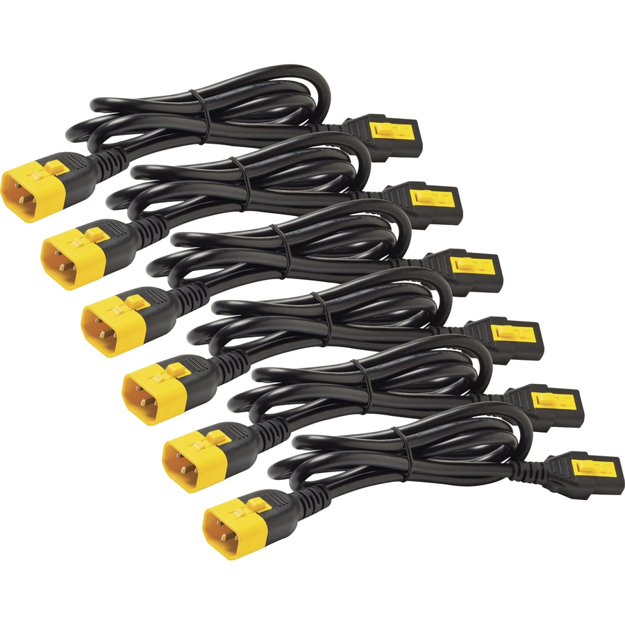 Thumbnail 3 of 3 for APC NetShelter Power Cord Kit (6 ea), Locking, C13 to C14, 1.2m, North America