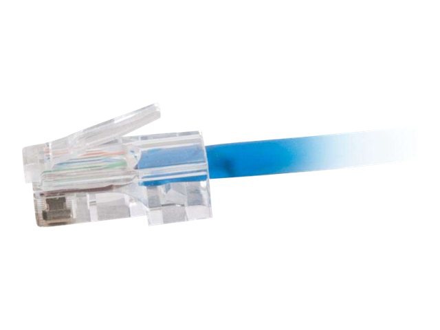 C2G Cat5e Non-Booted Plenum-Rated Unshielded (UTP) Network Patch Cable - patch cable - 100 ft - blue