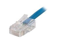 Thumbnail 2 of 2 for C2G Cat5e Non-Booted Plenum-Rated Unshielded (UTP) Network Patch Cable - patch cable - 100 ft - blue