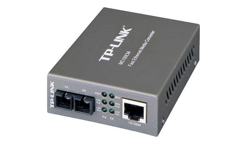 TP-Link MC100CM - fiber media converter - 10Mb LAN, 100Mb LAN