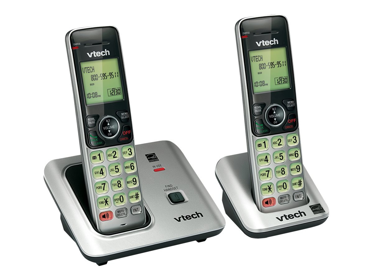 VTech® CS6114 DECT 6.0 Digital Cordless Phone With Caller ID/Call Waiting,  White
