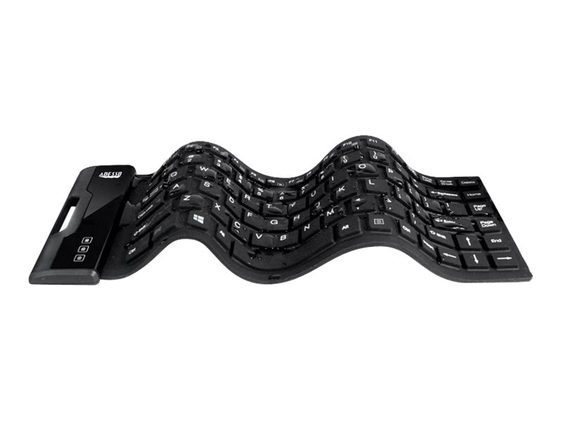 Adesso Antimicrobial Waterproof Flex Keyboard (Mini Size)