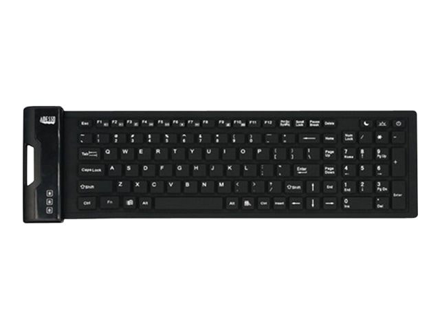 Adesso Antimicrobial Waterproof Flex Keyboard (Compact Size)