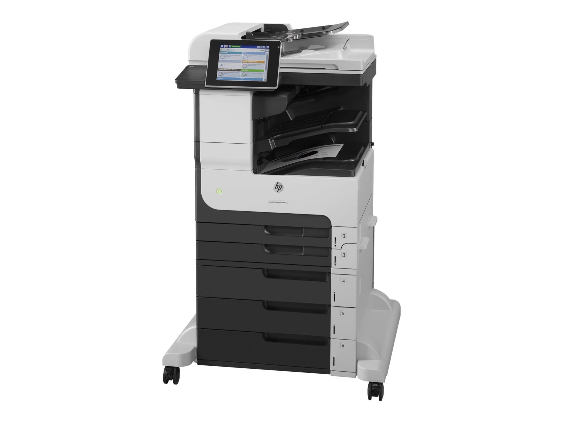 HP LaserJet M725 M725Z Laser Multifunction Printer-Monochrome-Copier/Fax/Scanner-40 ppm Mono Print-1200x1200