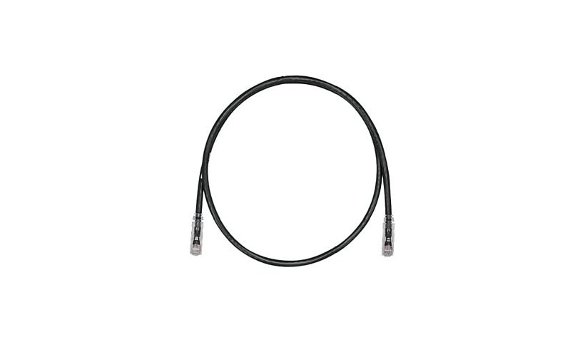 Panduit TX6 PLUS patch cable - 12 ft - black