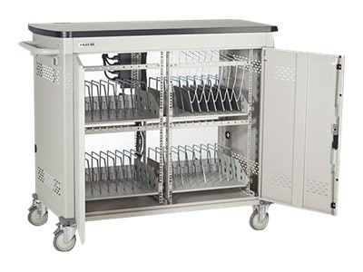 Black Box Double Frame with Medium Slots and Hinged Door - cart