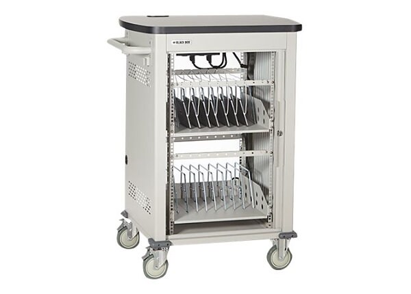 Black Box Single Frame with Large Slots and Sliding Door - cart