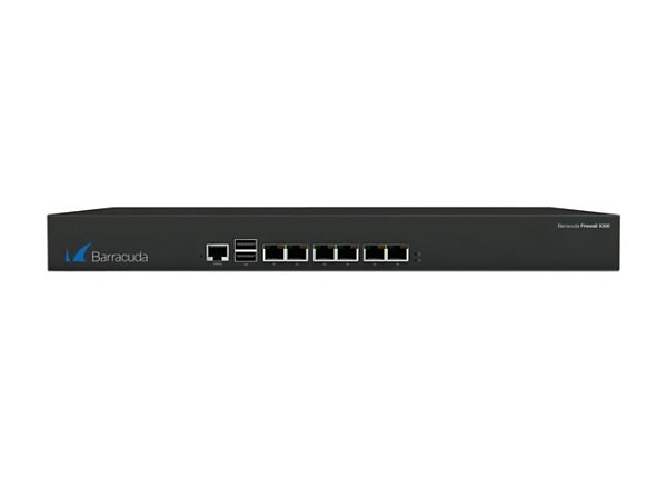 Barracuda NextGen Firewall X-Series X300 - firewall - with 1 year Energize Updates and Instant Replacement