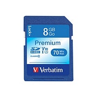 Verbatim Premium - flash memory card - 8 GB - SDHC