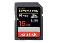SanDisk Extreme Pro - flash memory card - 16 GB - SDHC UHS-I