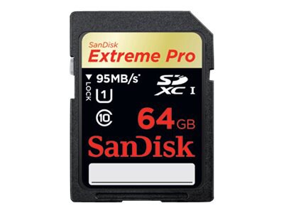 SanDisk Extreme Pro 64 GB SDHC/SDXC UHS-I Memory Card