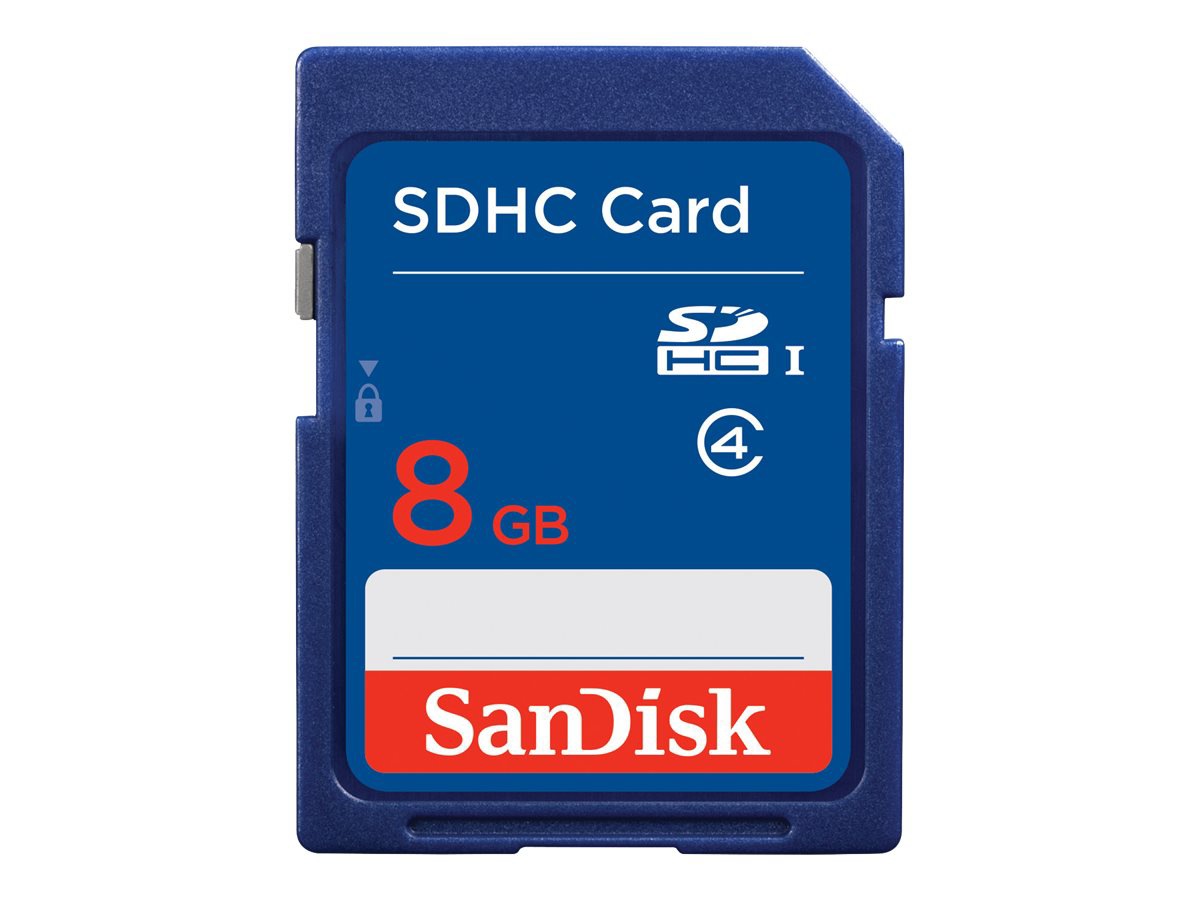 SanDisk - flash memory card - 8 GB - SDHC