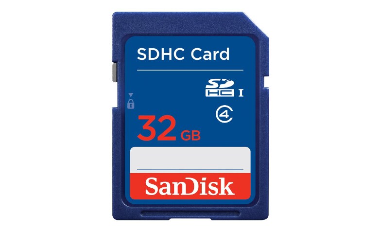 SanDisk - Flash memory card - 32 GB - Class 4 - SDHC