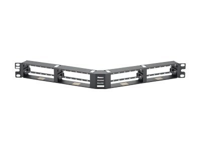 Panduit QuickNet patch panel - 1U - 19"