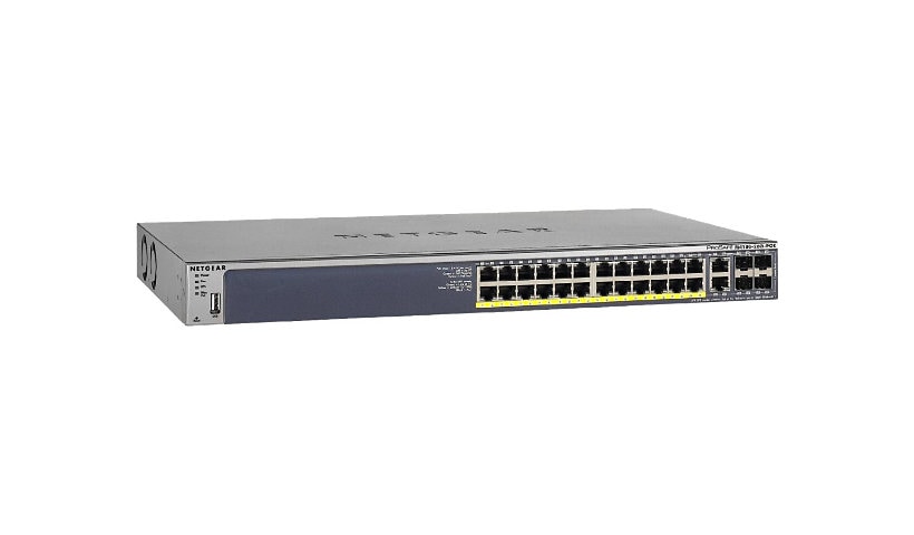 NETGEAR 26-Port Fully Managed Switch M4100-26G PoE+/192W, 4xSFP (GSM7226LP)