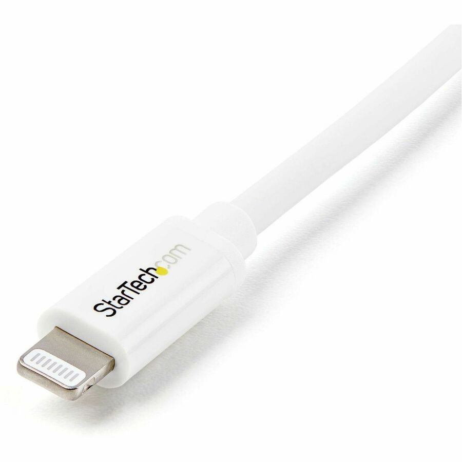 Thumbnail 3 of 5 for StarTech.com 1m (3ft) White Apple 8-pin Lightning Connector to USB Cable for iPhone / iPod / iPad - Charge and Sync