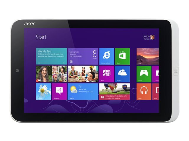 Acer ICONIA W3-810-1632 - 8.1" - Atom Z2760 - Windows 8 32-bit - 2 GB RAM -