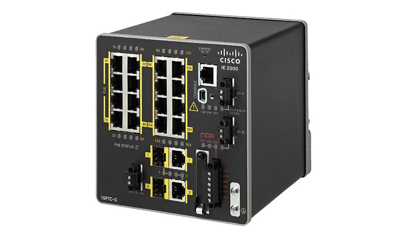 Cisco Industrial Ethernet 2000 Series - switch - 18 ports - managed