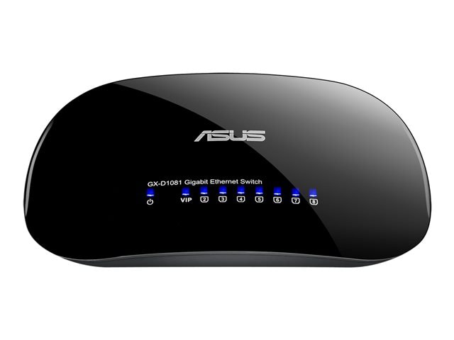 ASUS GX-D1081 V3 - switch - 8 ports - unmanaged