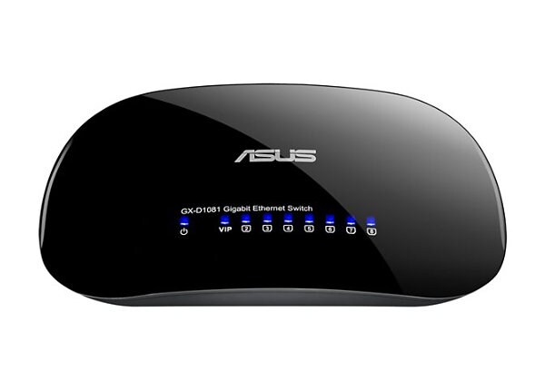 ASUS GX-D1081 V3 - switch - 8 ports - unmanaged