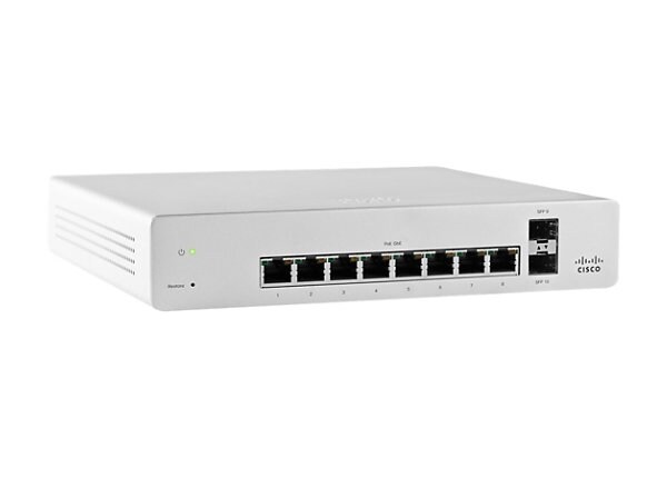 Cisco Meraki Cloud Managed MS220-8 8-Port Gigabit Ethernet Switch
