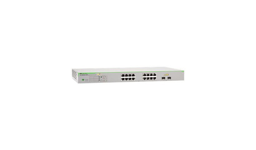 Allied Telesis AT GS950/16PS - switch - 16 ports - managed - rack-mountable