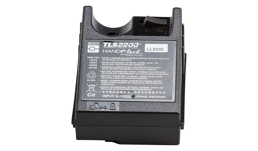 Brady NiCD Printer Battery 183 mAh