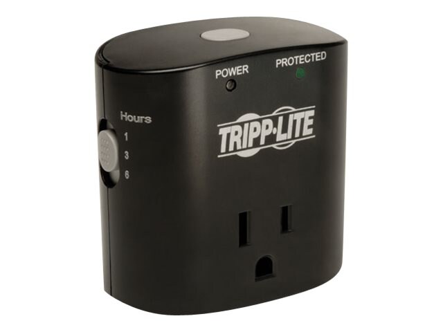 Tripp Lite Surge Protector Wallmount Direct Plug In 1 Outlet with Timer