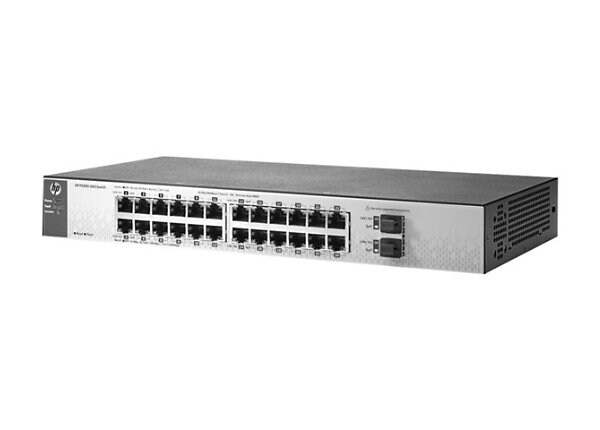 HP PS1810-24G Switch -24 ports -managed -desktop, rack-mountable