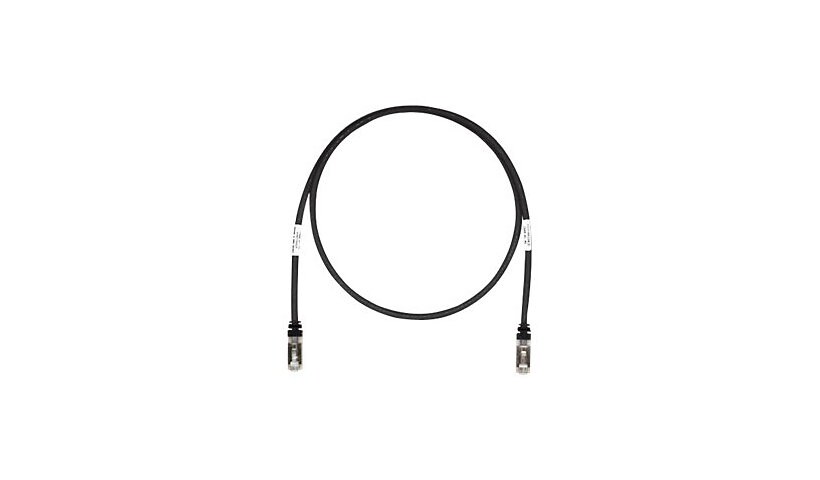 Panduit TX6A 10Gig patch cable - 5 ft - black